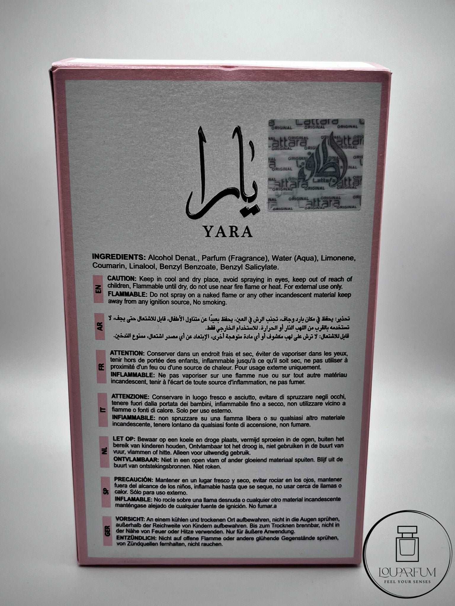 YARA ROSA 100ml - LouParfum